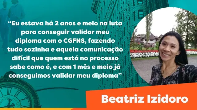Depoimento de Beatriz Izidoro sobre o processo com a BNA