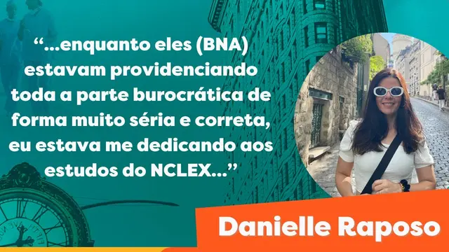 Depoimento de Danielle Raposo sobre o processo com a BNA
