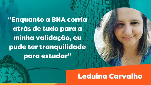 Depoimento de Leduina Carvalho sobre o processo com a BNA
