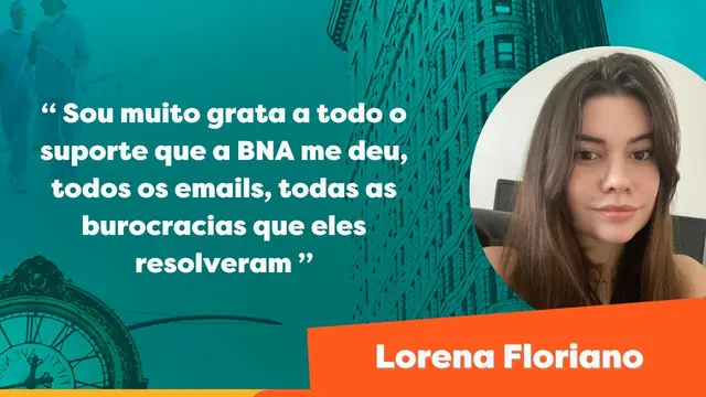 Depoimento de Lorena Floriano sobre o processo com a BNA