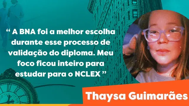 Depoimento de Thaysa Guimaraes sobre o processo com a BNA