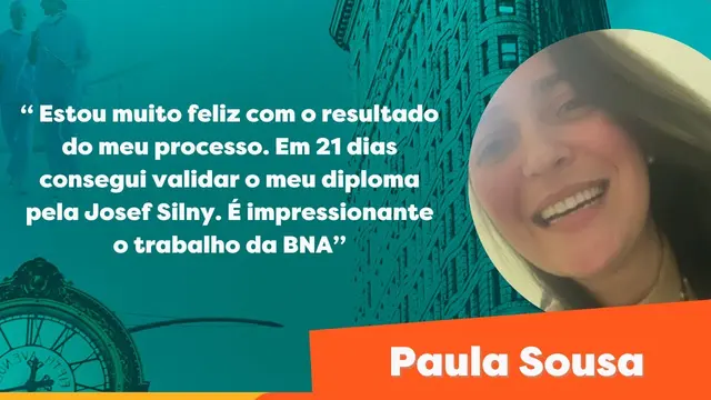 Depoimento de Paula Sousa sobre o processo com a BNA